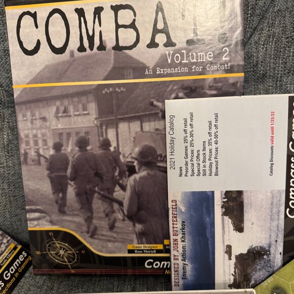 Combat! Volume 2: An Expansion for Combat! (open, unpunched) Compass Games - Picture 15 of 16